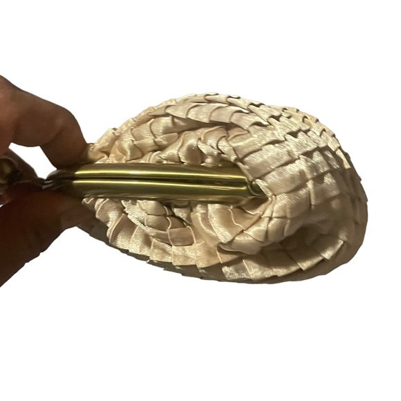 Jessica McClintock Evening Bag Clutch Satin - Picture 7 of 9